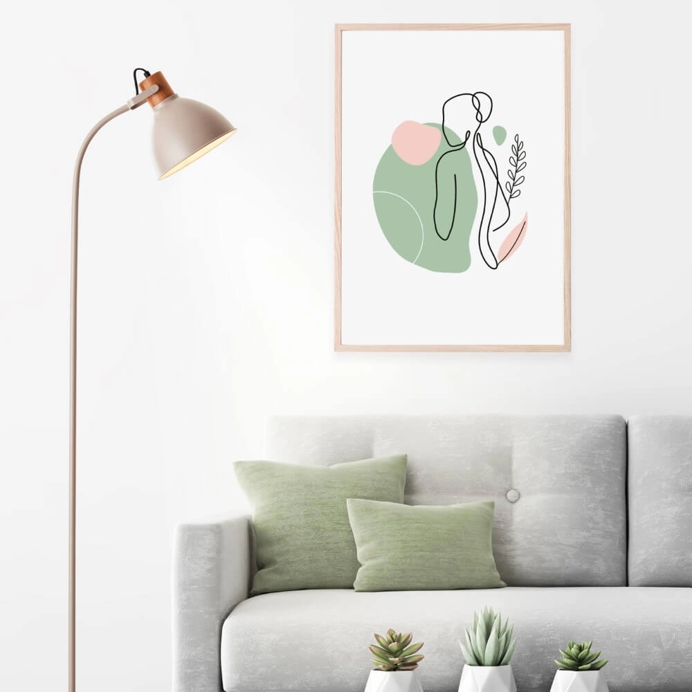 Lampe sur pied Erena taupe Brilliant 4004353413018