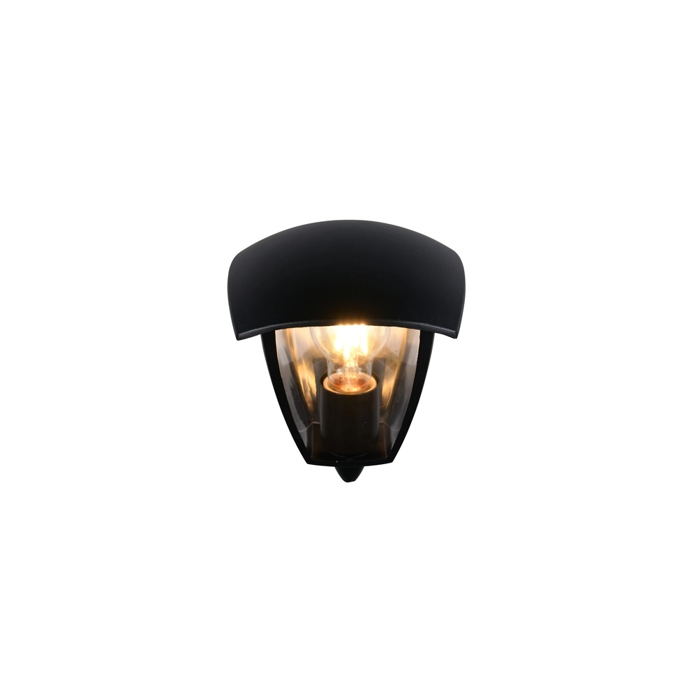 Applique murale noire Venta moderne vers le haut Trio 4017807648126