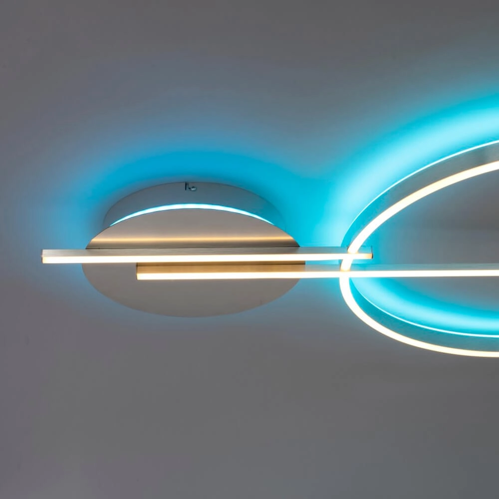 Plafonnier unique Q-Arkoa métal Paul Neuhaus 4012248366608