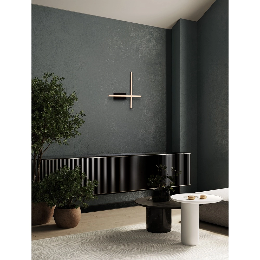 Applique murale Quam noir Lyora 5212017468628