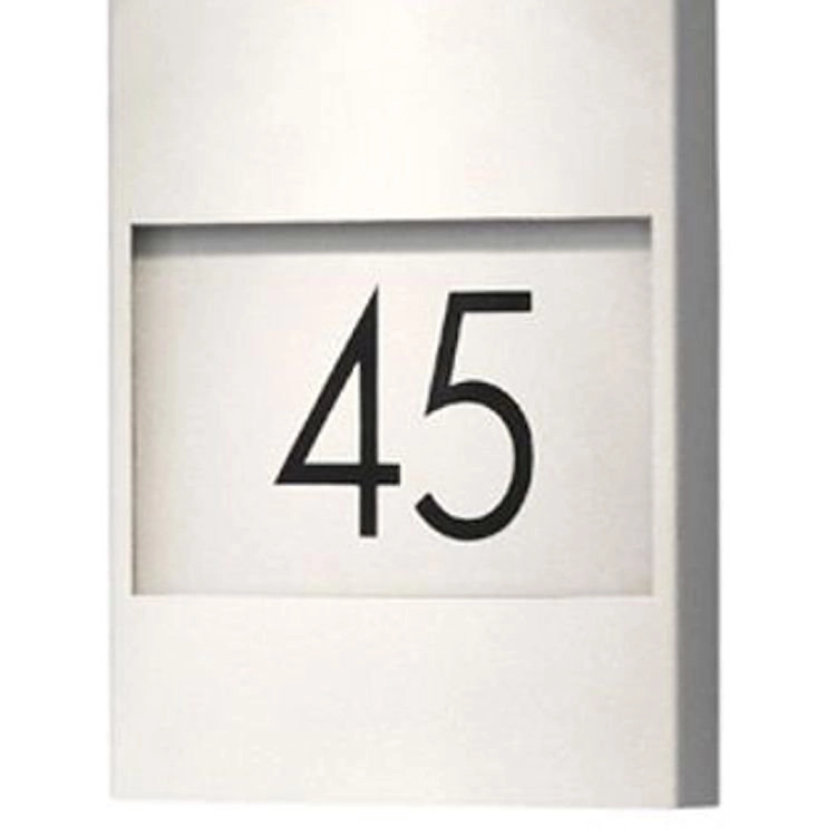 Spot murale Modena Adress gris avec numéro de maison KonstSmide 7318307655308