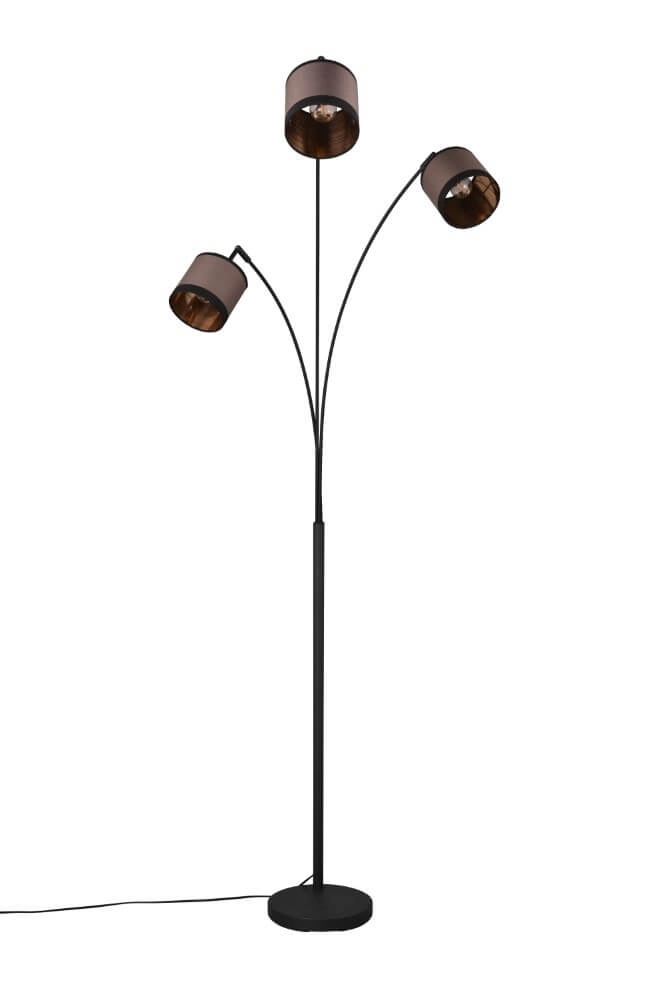 Lampe sur pied Davos taupe 3 lumières Trio 4017807574364