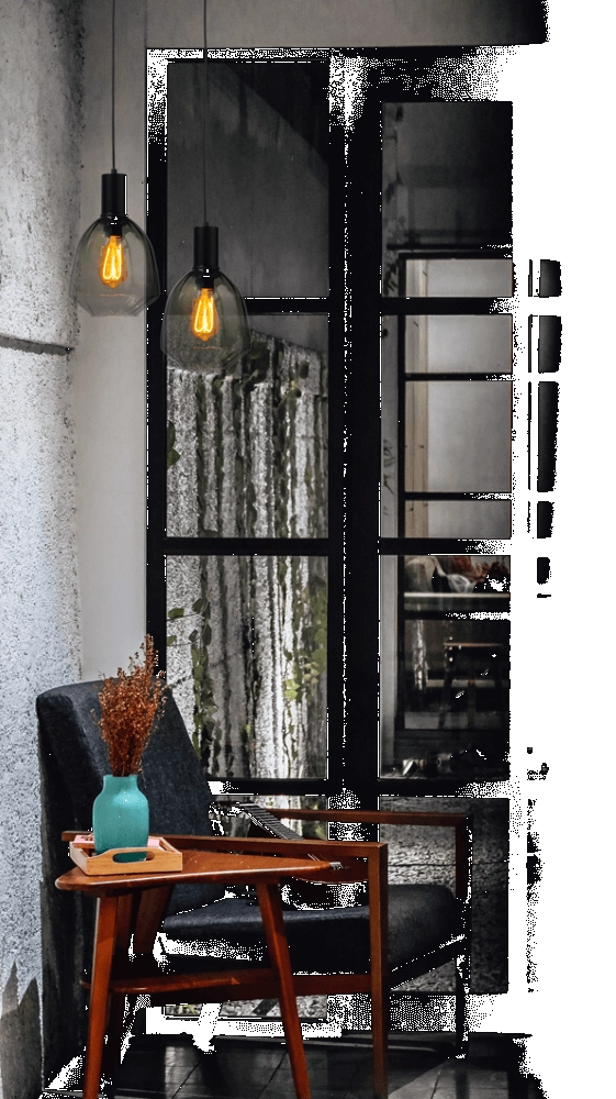 Lampe suspendue noire Porto avec verre vert Nicolette - Ø 20cm Masterlight 8718121269382