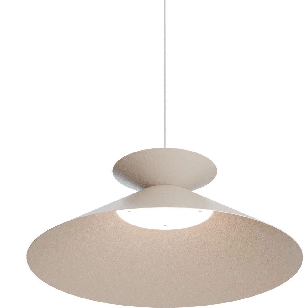 Lampe suspendue Ceppo Terra beige Ø 45cm avec éclairage Masterlight 8718121389868