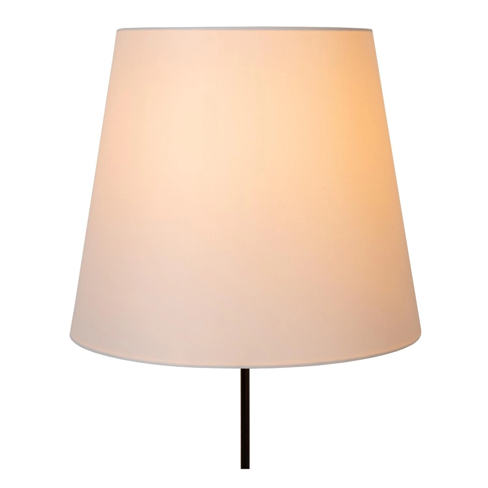 Lampe de pied Pendio Noir avec capuche blanche Lucide 5411212194084