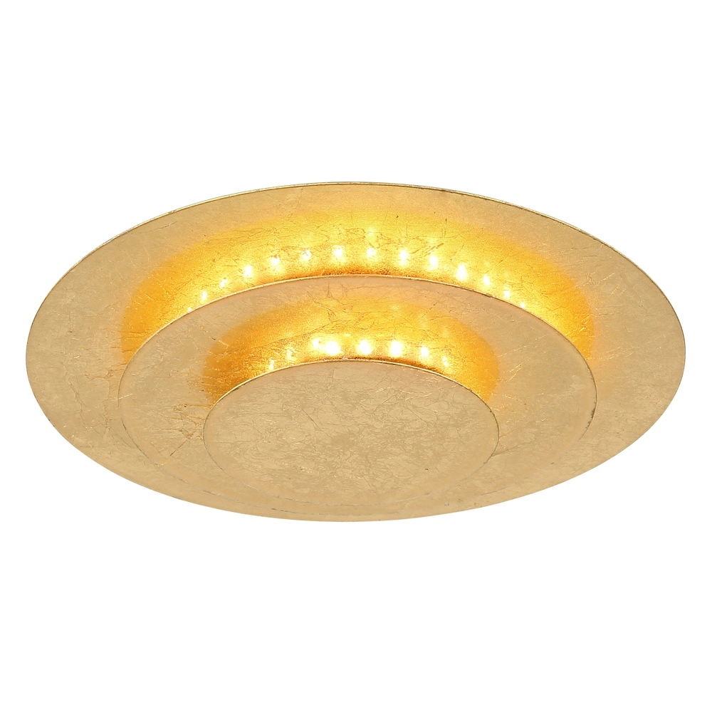 Lampe de plafond dorée Heda Ø 18 cm