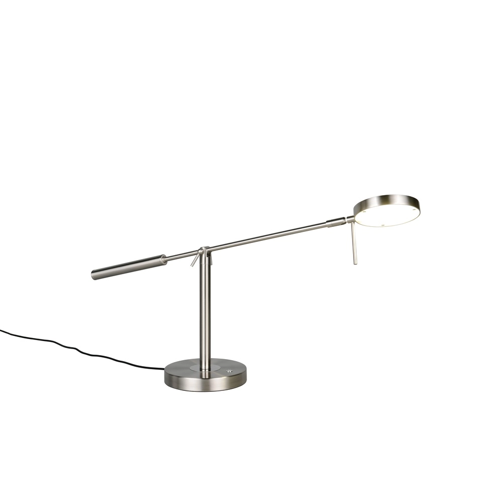 Lampe de bureau Monza nickel Trio 4017807693263