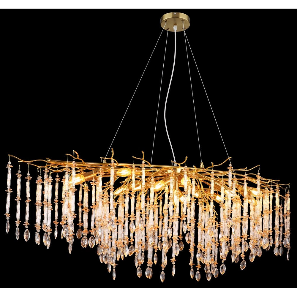 Lampe suspendue Gloria 150 cm d’or Globo 9007371572991