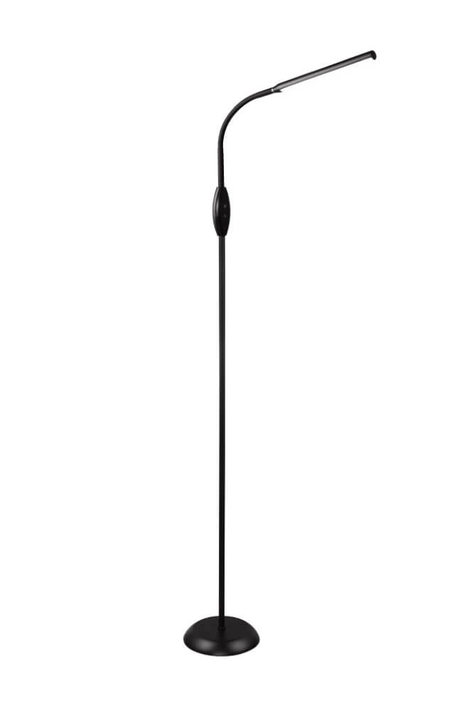 Lampe de lecture Toro noir 145cm Trio 4017807600681