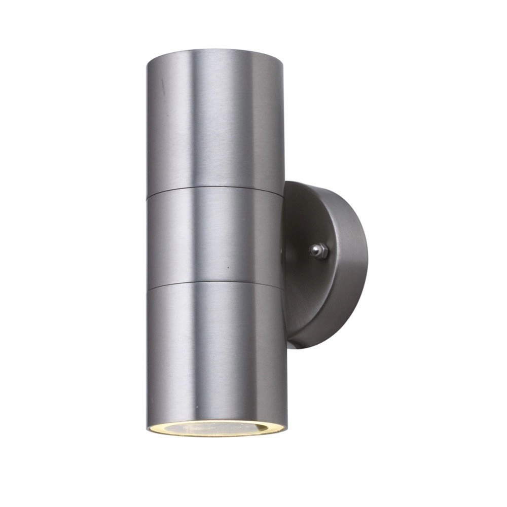 Spot mural en acier inoxydable Splot Up - Down 2x3w - 3000K
