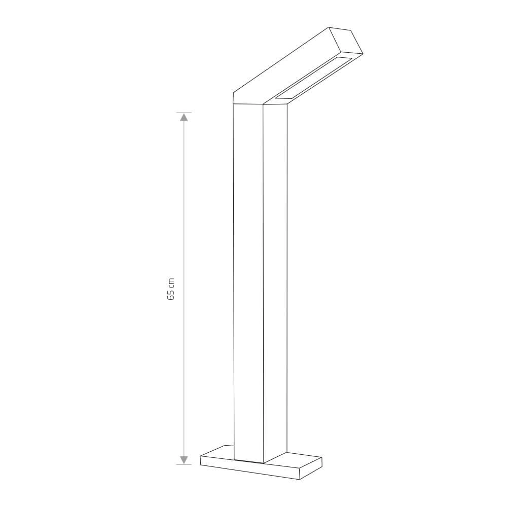 Éclairage de chemin design Lhotse Led anthracite Lyora 5903139444897