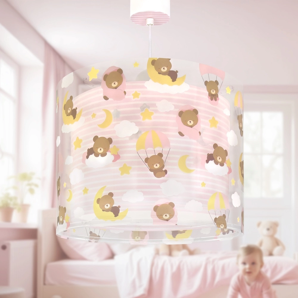 Suspension chambre d’enfant Baby Teddy rose Dalber 8420406415727