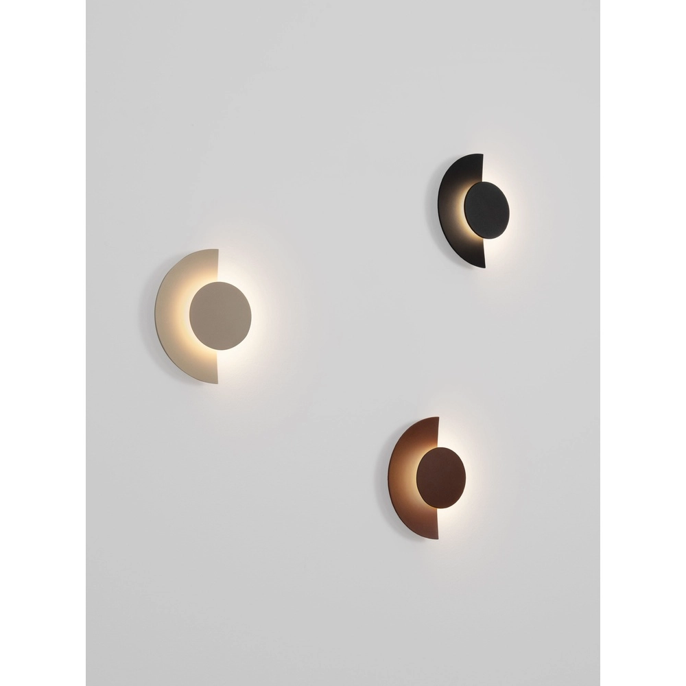 Lampe murale moderne Gloo brun rouille - 2700K Lyora 5212017497260