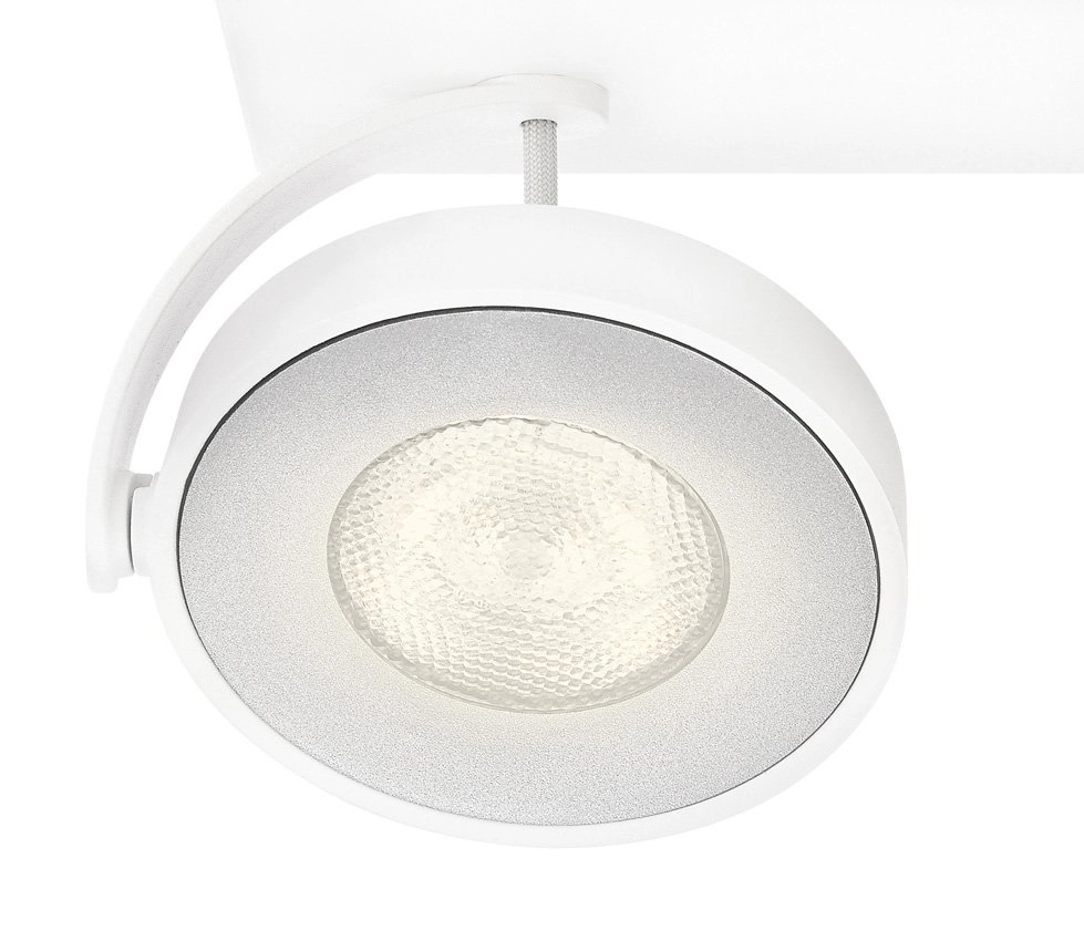 Spot de plafond LED Clockwork 4 lumières 2700K blanc Philips 8718291488439