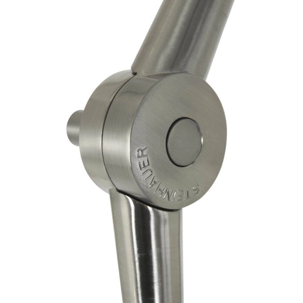 Lampadaire Prestige Chic métal avec abat-jour bleu clair Steinhauer 8712746175332