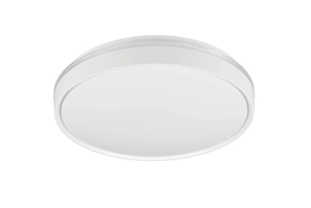 Plafonnier blanc Spacy avec télécommande Trio 4017807612950