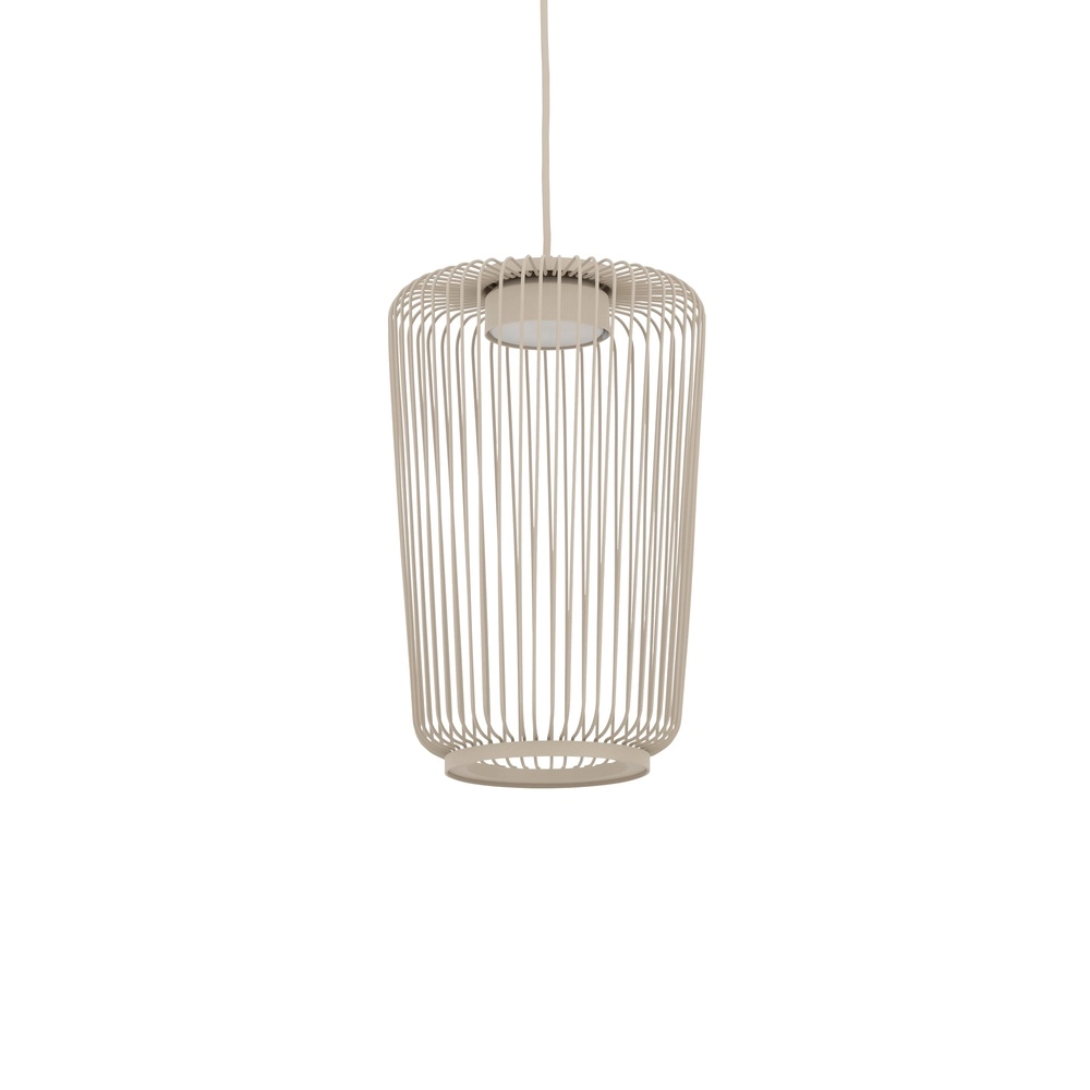 Lampe cage Kenai brun sable Ø 20cm