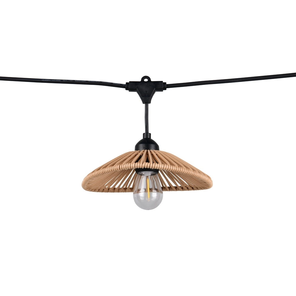 Lampes à guirlande Chain noir avec brun 600 cm Trio 4017807697612