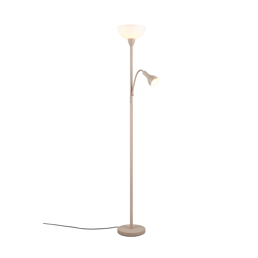 Lampe de pied Valegro brun sable