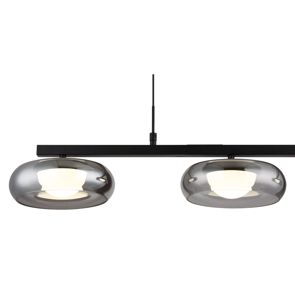 Lampe pendante de conception Carlene Noir à 3 lumières Globo 9007371566181