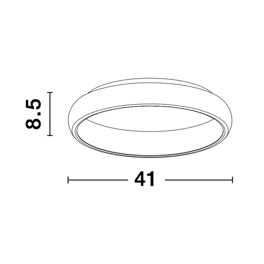 Plafonnier Albi noir Ø 41cm Lyora 5212017419514