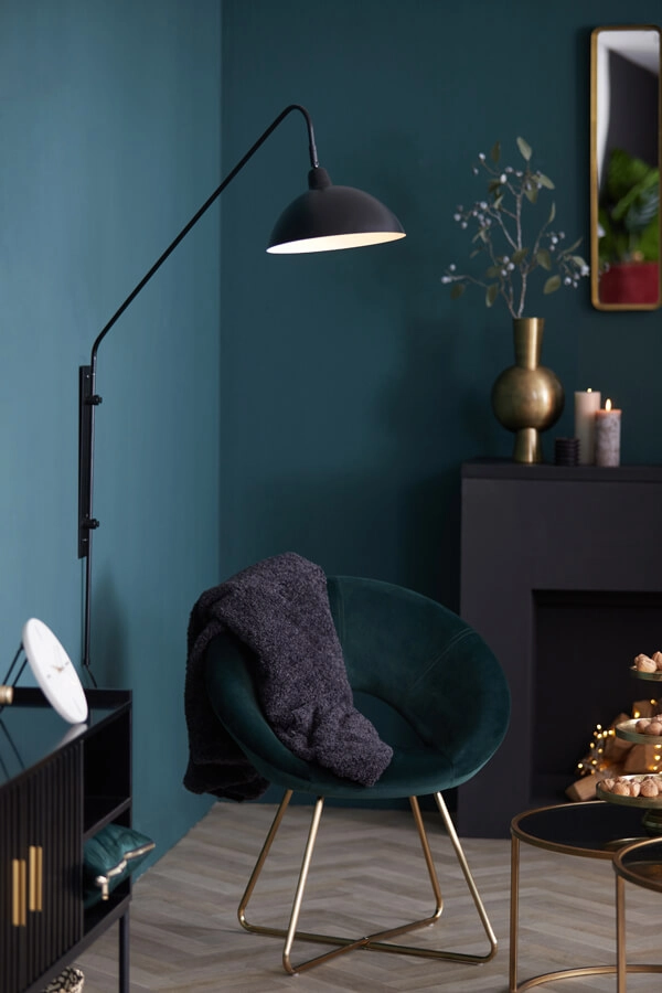 Applique murale noire Orion Orientable Light & Living 8717807305345