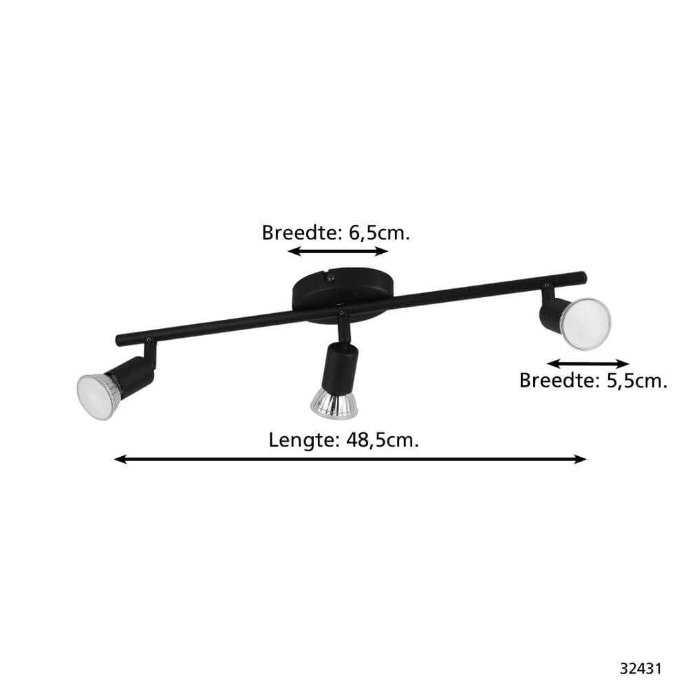 Spot en saillie 3 lumières Buzz-Led Eglo 9002759324315