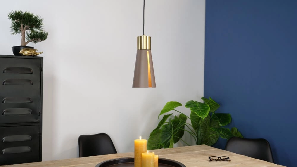 Lampe à suspension moka Losalomas Ø 13,5 cm Eglo 9002759988388