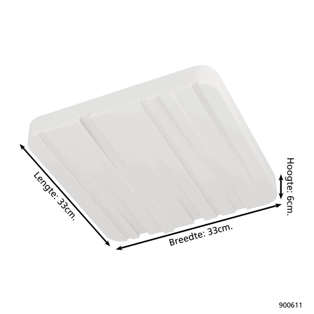Plafonnier LED moderne Ferentino 33 par 33 cm Eglo 9008606245086