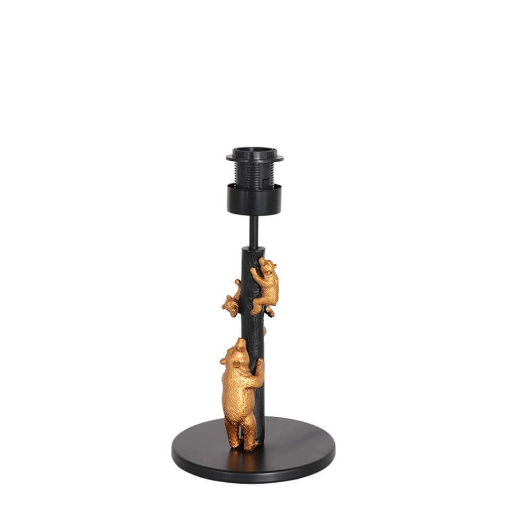 Lampe de table Animaux Ours noir avec capuche en paille Steinhauer 8712746172133