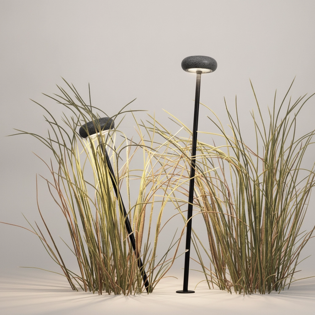 Lampe de jardin Cami Pierre de 80 cm