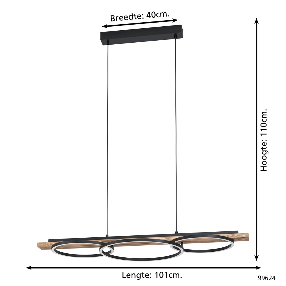 Suspension LED Boyal salle à manger Eglo 9002759996246