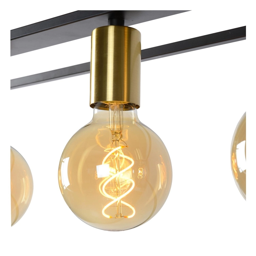 Lampe suspendue Ruben Noir à 4 lumières Lucide 5411212000163
