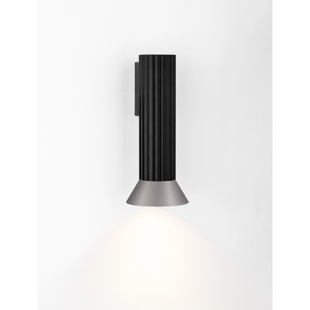 Spot mural Luvia noir avec bronze Lyora 5212017475565