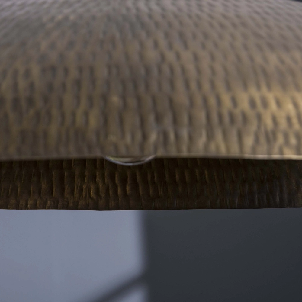 Lampe pendante ronde en métal Cupola Ø 90 cm - bronze en cuivre Lyora 8716803511064
