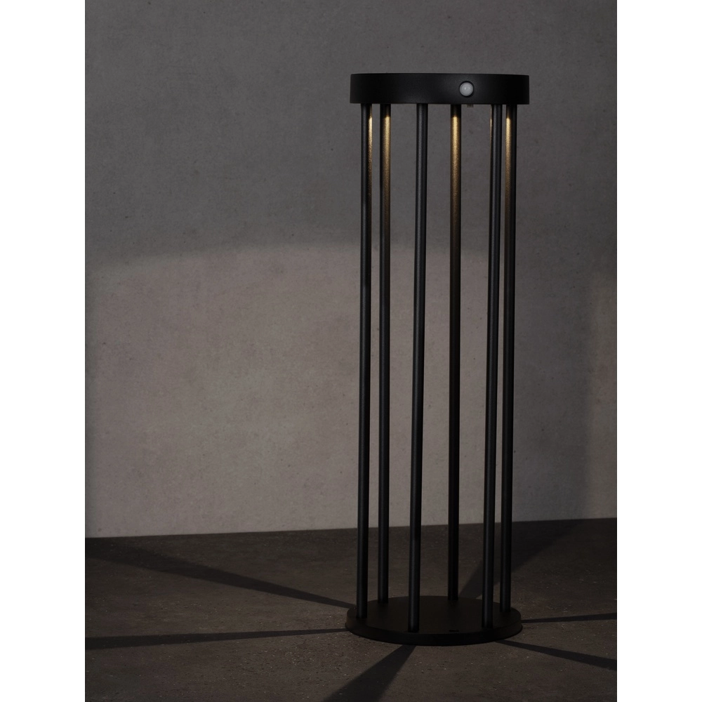 Lampe de jardin solaire Aigo anthracite 50cm Lyora 5212017449436