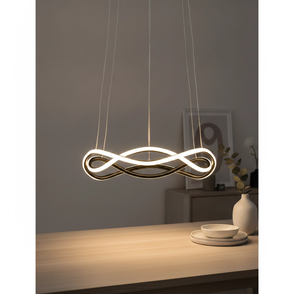 Suspension design Jinal noir Ø 45cm