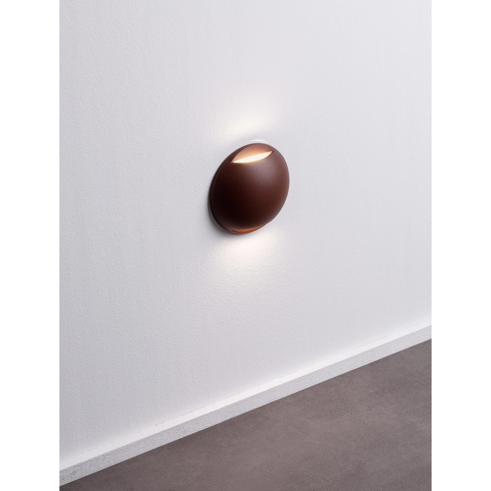 Applique murale Passo double brun rouille Lyora 5212017478672