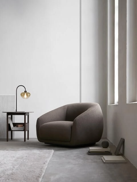 Lampe de table Genua noir avec verre doré 61cm Masterlight 8718121357348