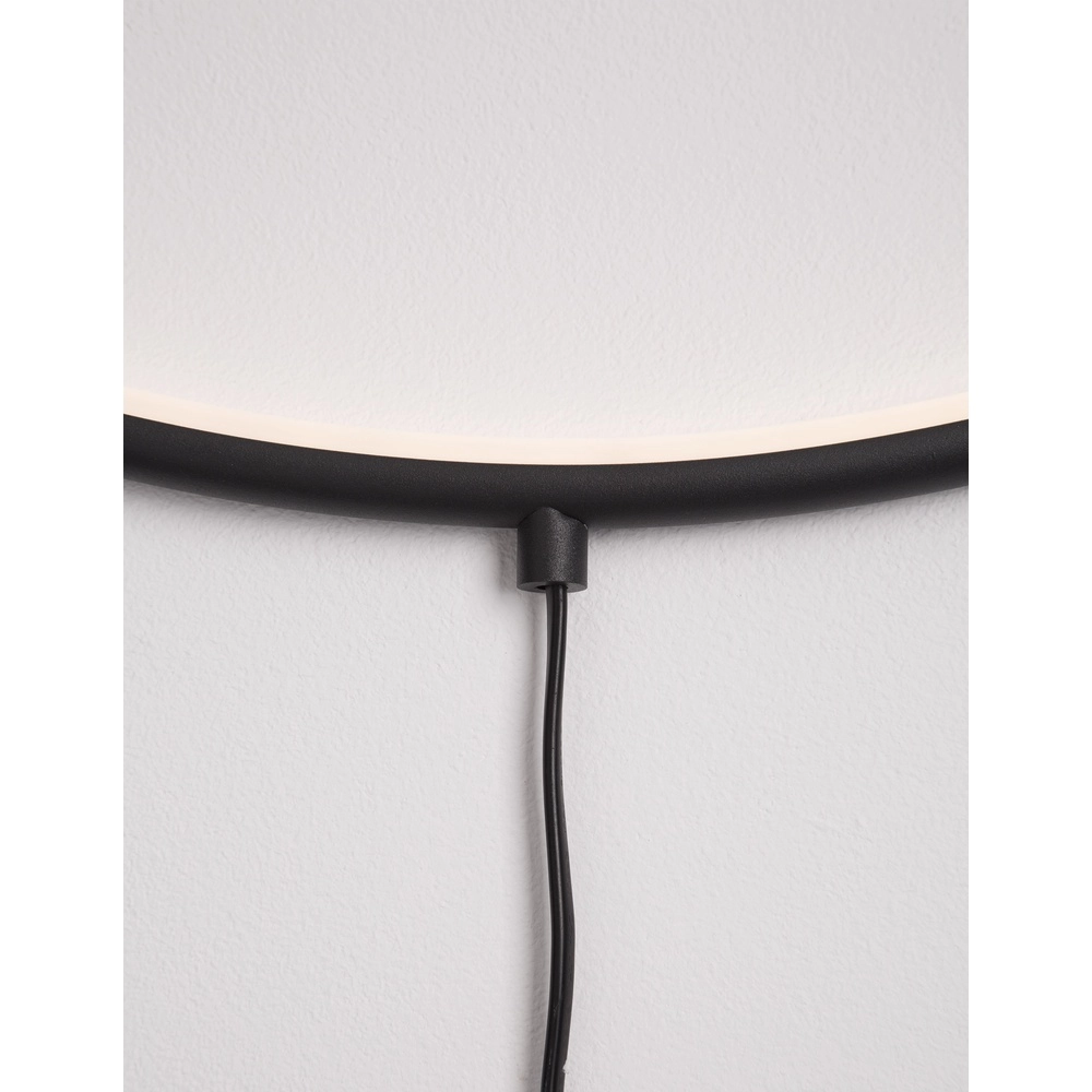 Lampadaire Ring noir Ø 45cm Lyora 5212017428134