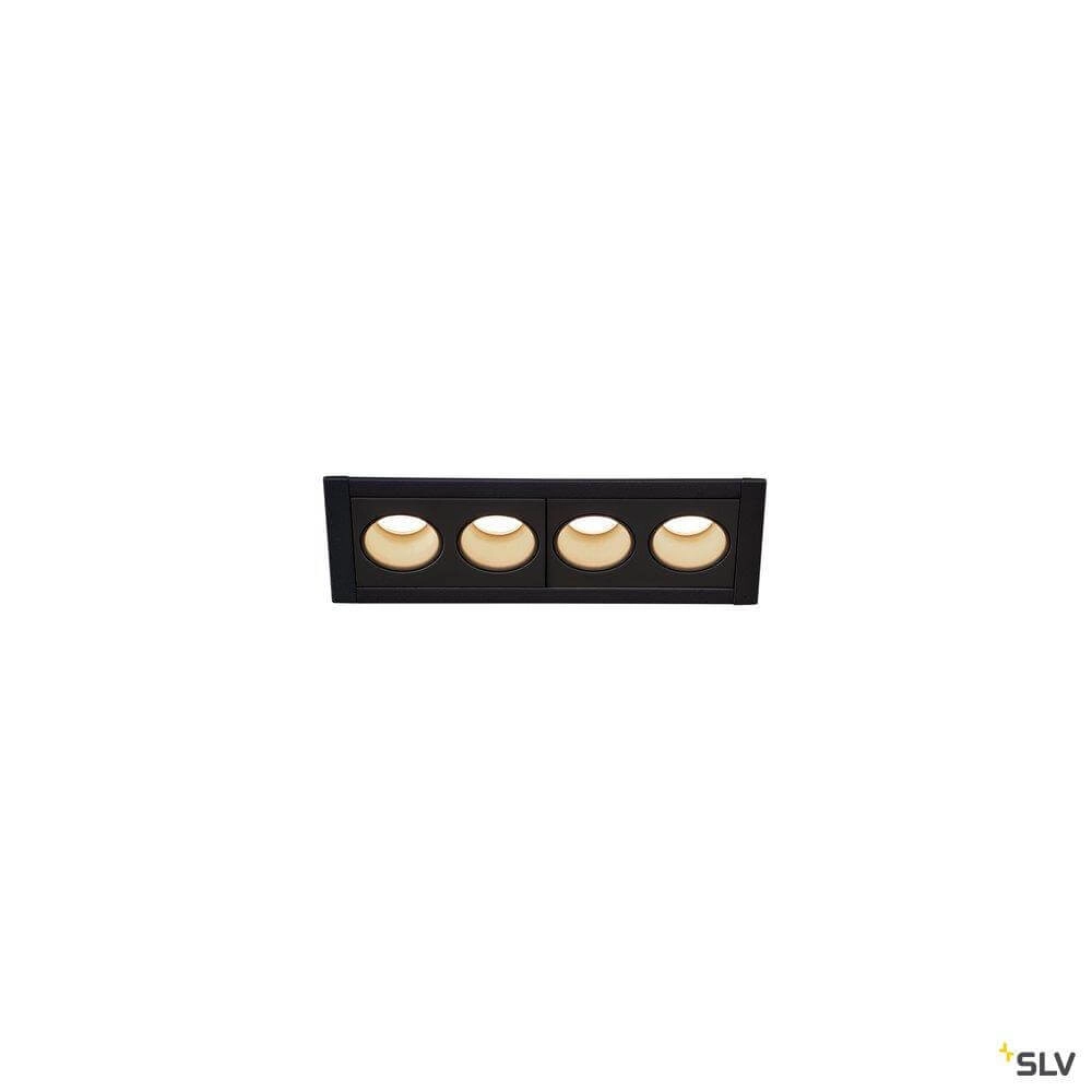 Lampe encastrée LED Milandos 4-lichts 4x160 lumens noir Lampe encastrée LED Milandos 4-lichts 4x160 lumens noir