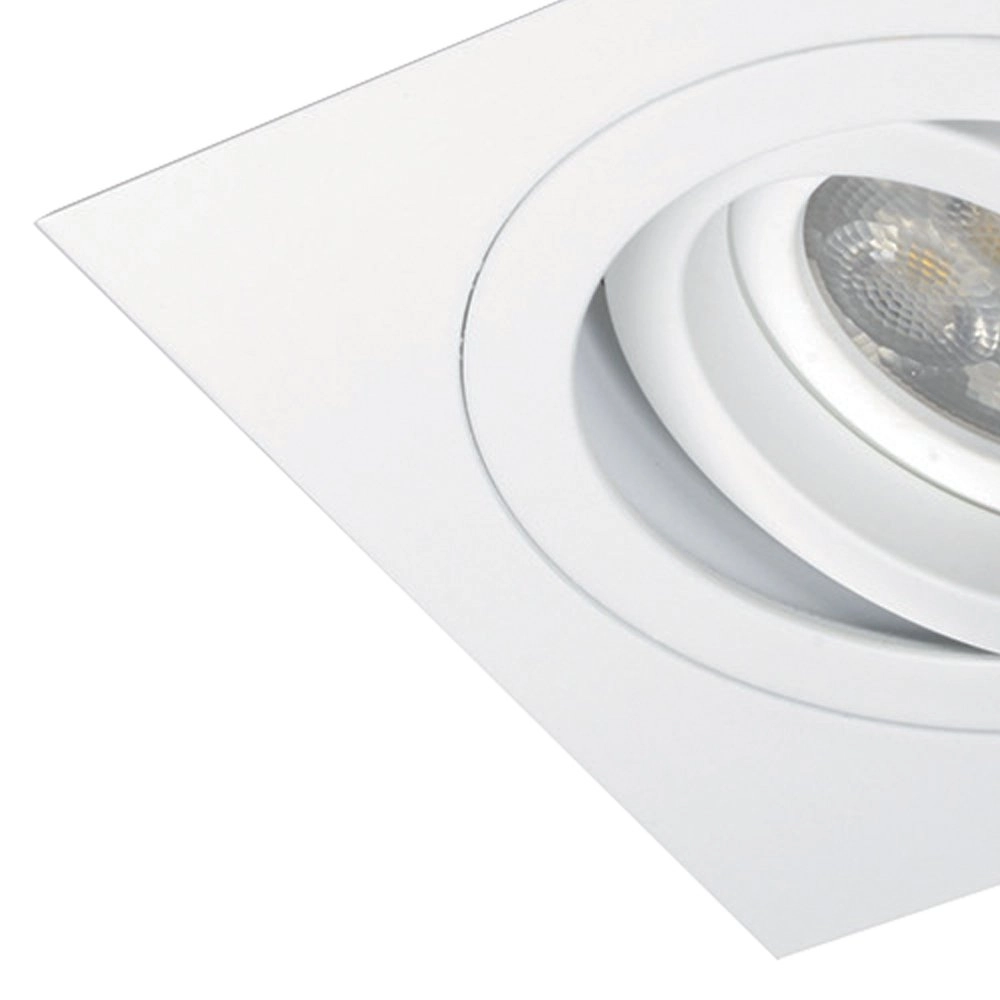 Spot de plafond Di Moda Square blanc orientable Masterlight 8718121053844