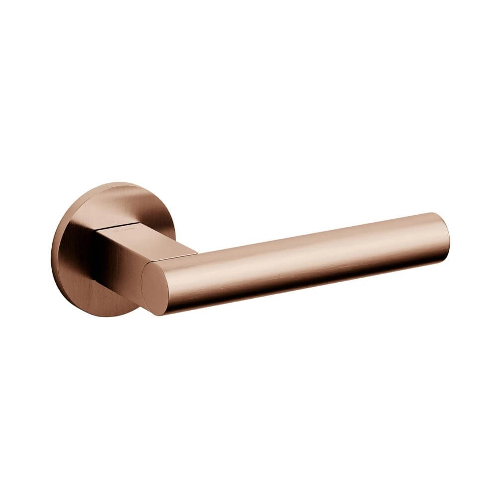 Poignée de porte design Euclide Cuivre mat