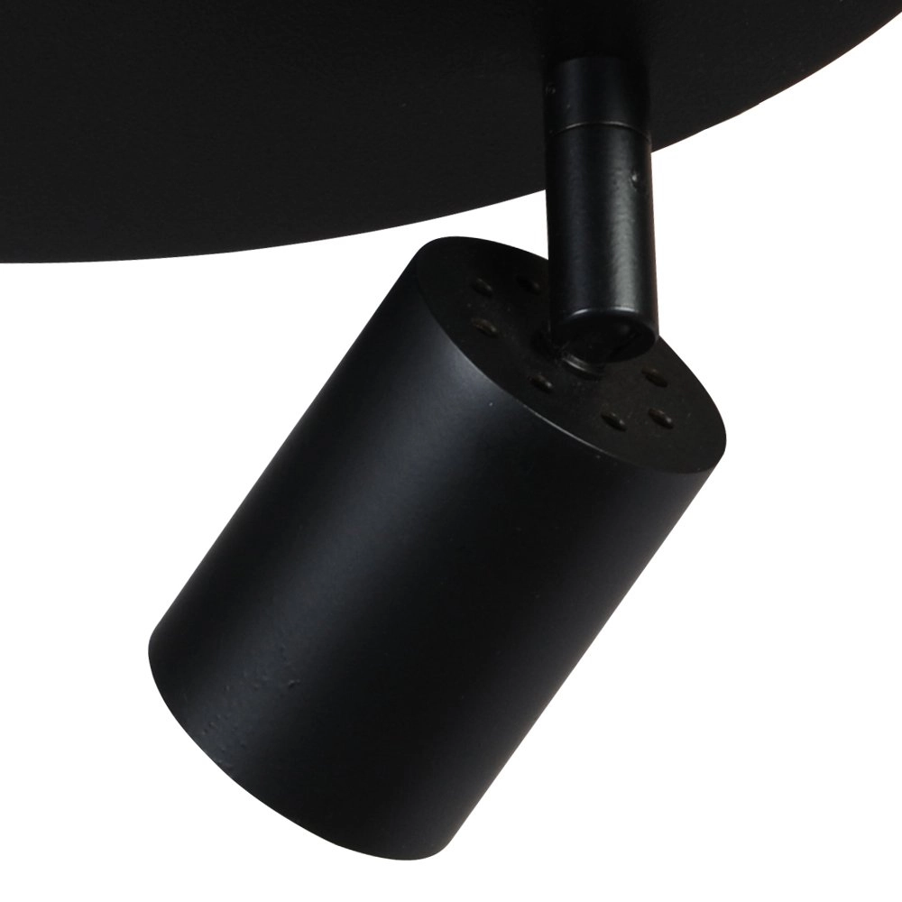 Plafonnier noir Bounce avec des spots Masterlight 8718121209968