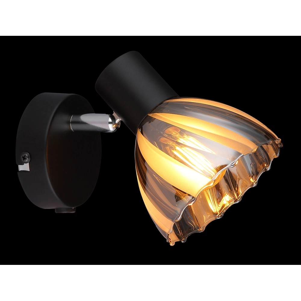 Lampe murale Zachery Noir Globo 9007371528493