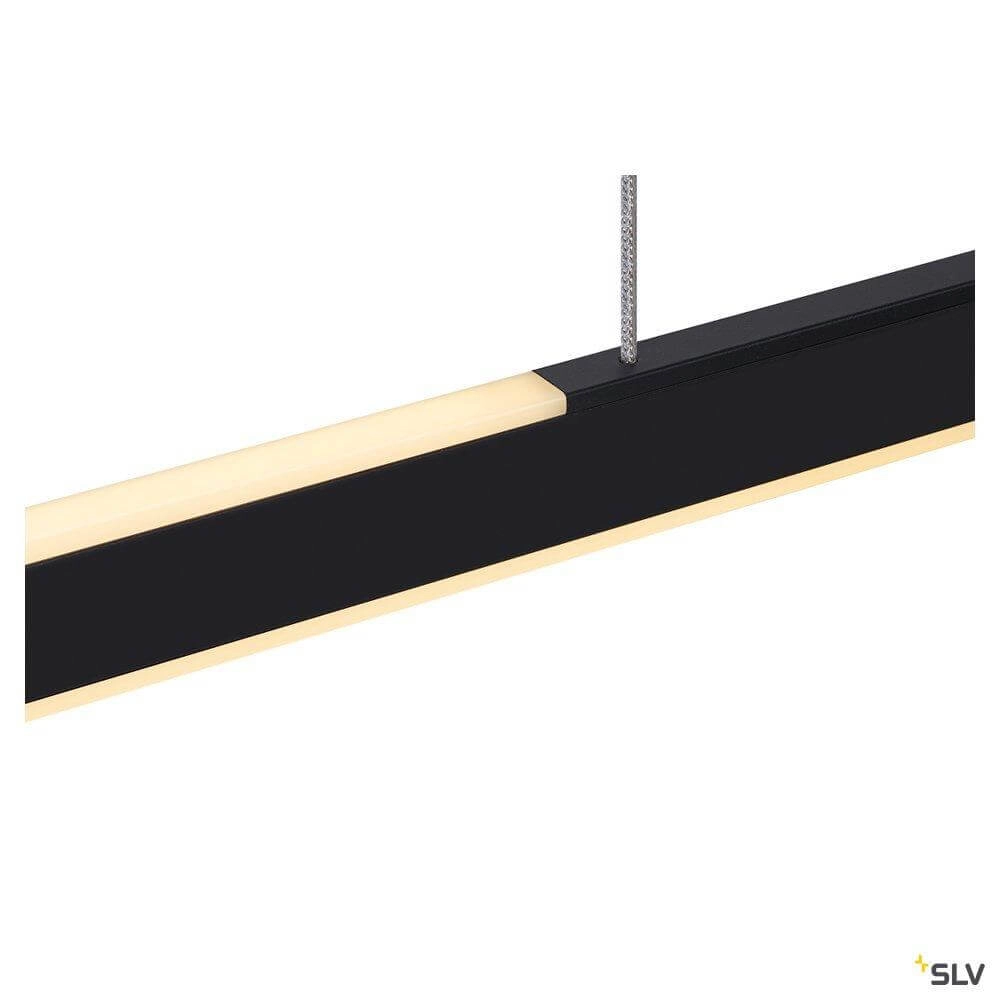 Suspension noire One Linear 2x10w - 104cm SLV 4024163262682
