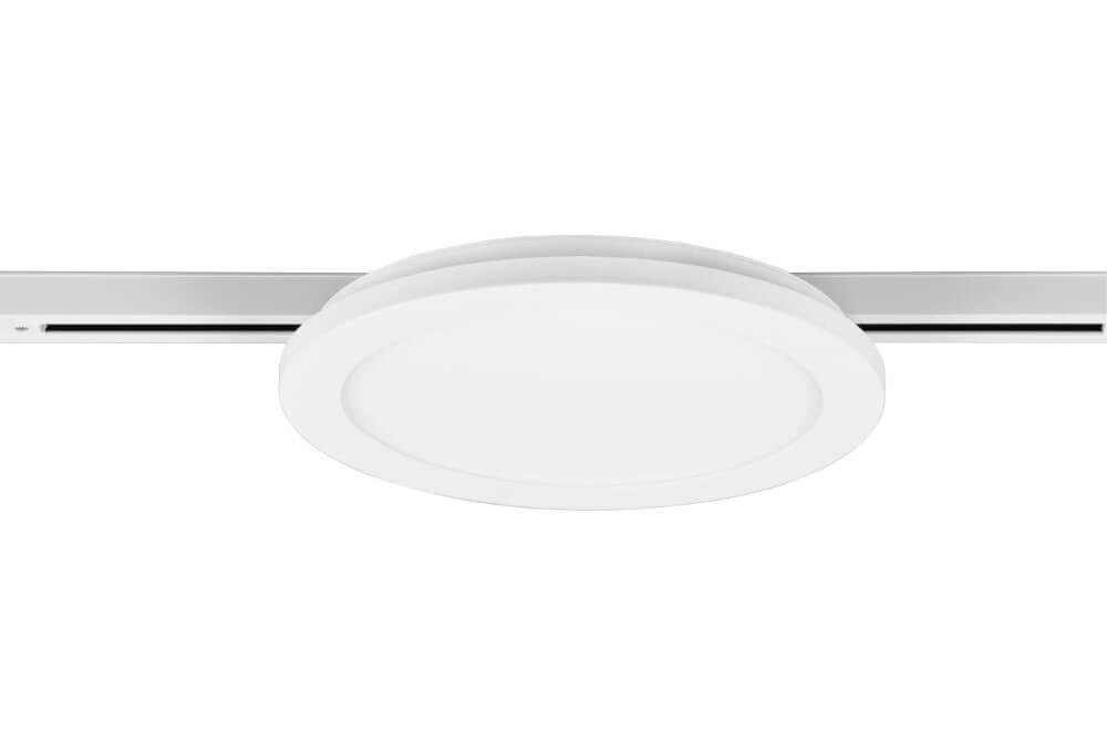Lampe sur rail Camillus Biphasé 26cm - 3000K blanc Lampe sur rail Camillus Biphasé 26cm - 3000K blanc