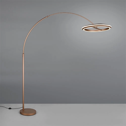 Lampe de pied Amador marron moka Trio 4017807688177