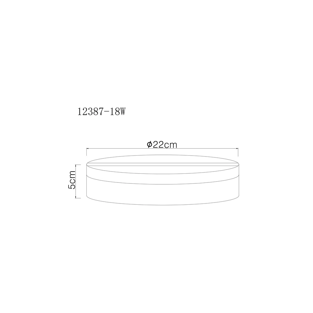 Éclairage de plafond Matthew design blanc Ø 22cm Globo 9007371450947
