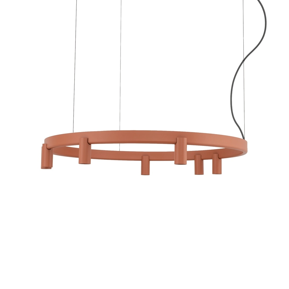 Lampe pendante de conception Fourty terre cuite Ø 80cm Lyora 5903139124188